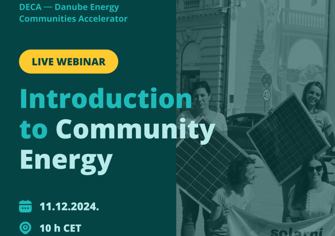 Webinar:  “Introduction to Community Energy”