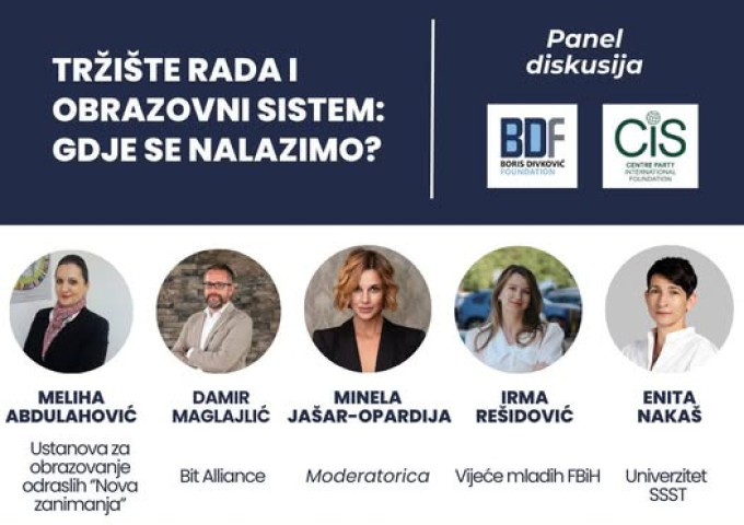 Panel diskusija “Tržište rada i obrazovni sistem: gdje se nalazimo”