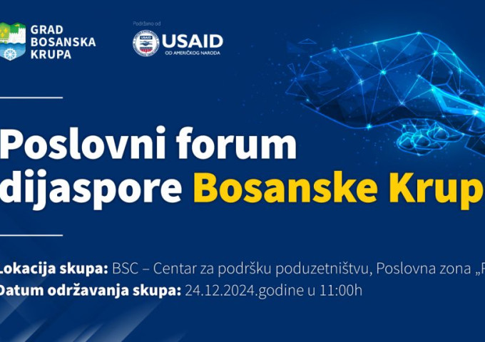 Poslovni forum u Bosanskoj Krupi: Dijaspora kao ključ razvoja