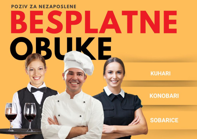 Poziv za nezaposlene- Besplatne obuke