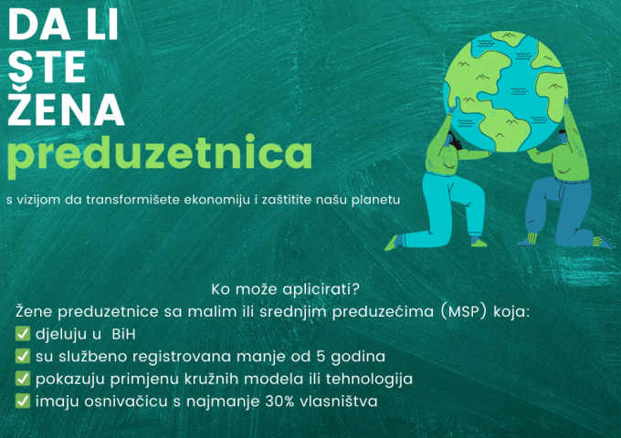 Postani liderka cirkularne ekonomije u BiH: Prijavi se na WE.Circular takmičenje