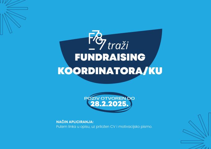 Fundraising koordinator/ka - Fondacija 787