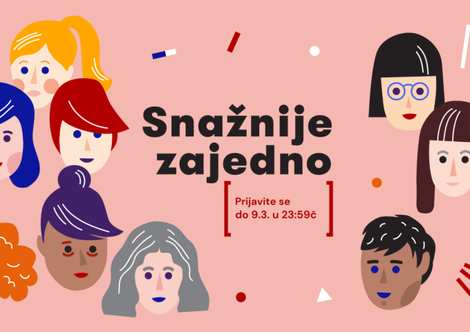 Otvoren je konkurs za program Snažnije zajedno!