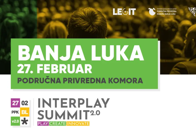 InterPlay Summit v2.0: Regionalna konferencija posvećena industriji videoigara