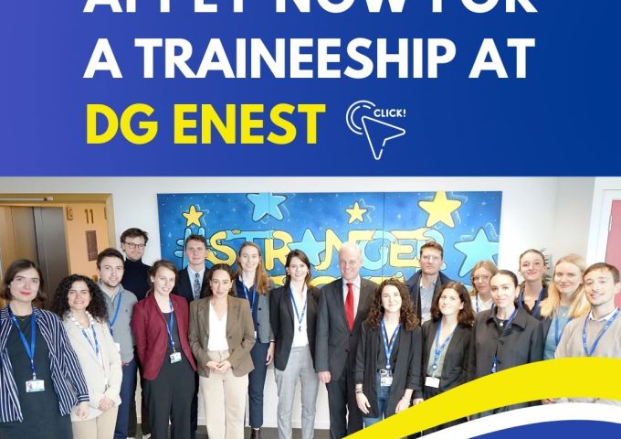 Apply now for a traineeship at DG ENEST