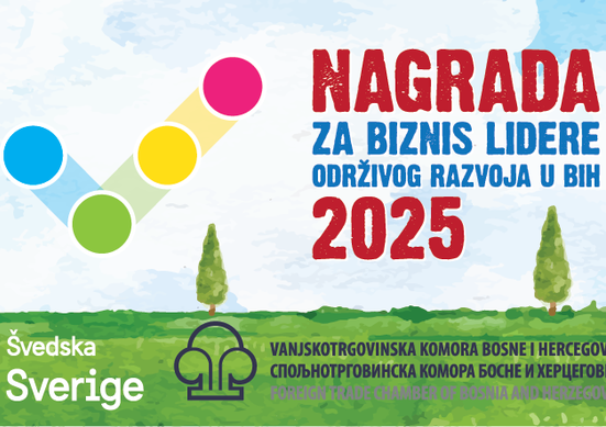 Otvorene prijave za Nagradu za biznis lidere održivog razvoja u BiH za 2025. godinu