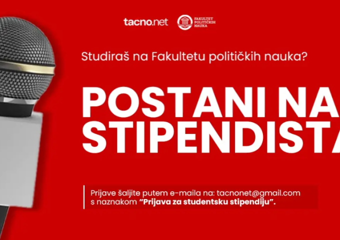 Poziv za dodjelu stipendija redovnim studentima FPN-a Univerziteta u Sarajevu – tačno.net