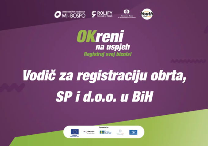 OKreni na uspjeh: Preuzmi Vodič za registraciju biznisa u BiH
