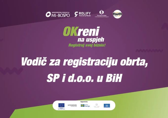 OKreni na uspjeh: Preuzmi Vodič za registraciju biznisa u BiH