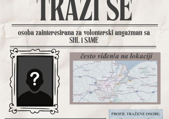 Volonterske pozicije u SHL i SAME organizaciji