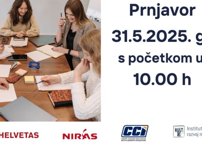 Otvoren poziv za prijave: Aktivni građani Prnjavora – snaga lokalne zajednice!