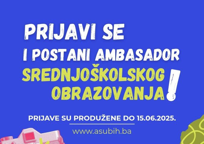 Postani ambasador srednjoškolskog obrazovanja