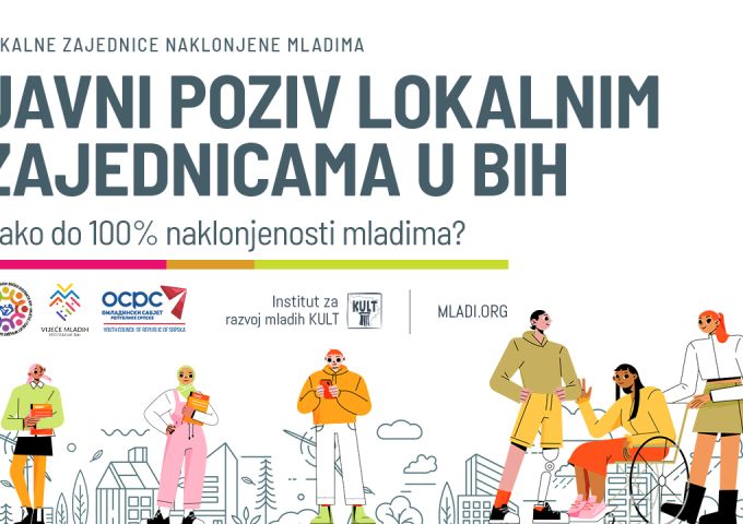 Javni poziv za Lokalne zajednice naklonjene mladima