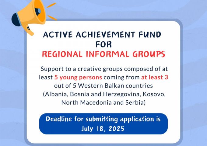 Call for Proposals for the Active Achievement Fund for Regional Informal Groups is open!