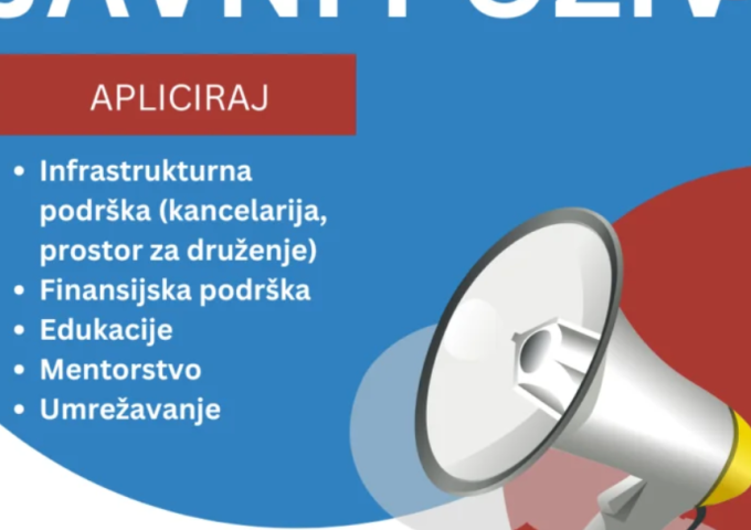 Objavljen Javni poziv: Finansijski poticaj sa inkubacijom