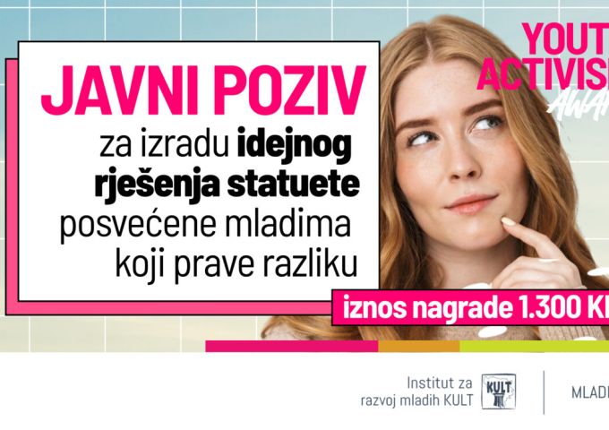 Javni poziv za izradu idejnog rješenja statuete posvećene mladima koji prave razliku