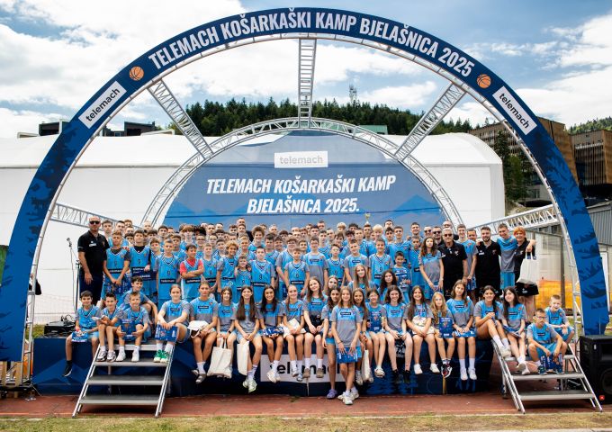 Završen Telemach košarkaški kamp 2025: Mjesto gdje počinju karijere reprezentativaca