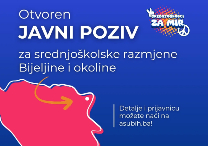 Uključi se u razmjenu srednjoškolaca Bijeljina ↔ Kalesija!