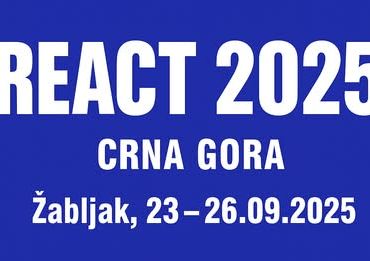 Otvoren poziv za prijavu učesnika na REACT 2025