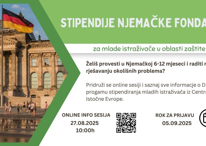 Istraživačke stipendije Njemačke fondacije za okoliš u Njemačkoj