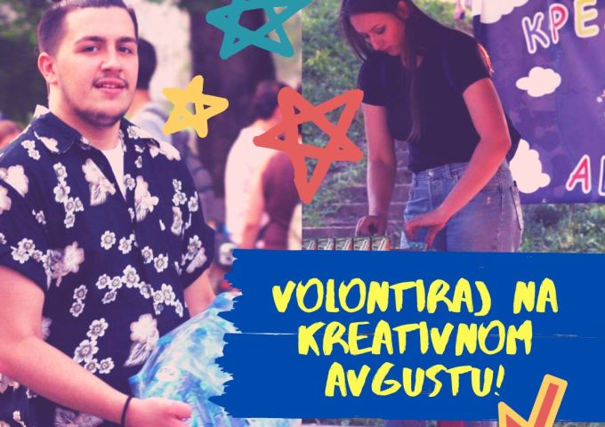 Volontiraj na kreativnom avgustu