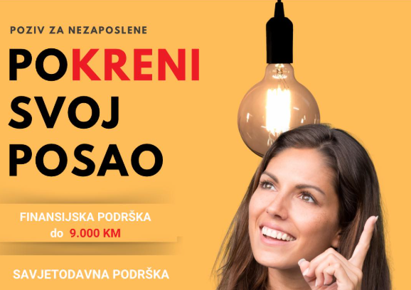 Pokreni svoj posao s bespovratnom financijskom podrškom do 9.000KM