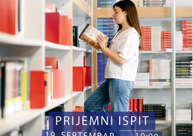 Posljednji prijemni ispit za upis u akademsku 2025/2026. godinu na SSST