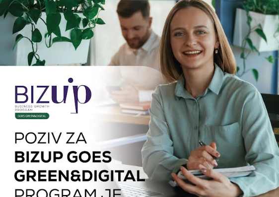 Vrijeme je za održivi rast: Otvorene su prijave za novi BizUP Goes Green&Digital!
