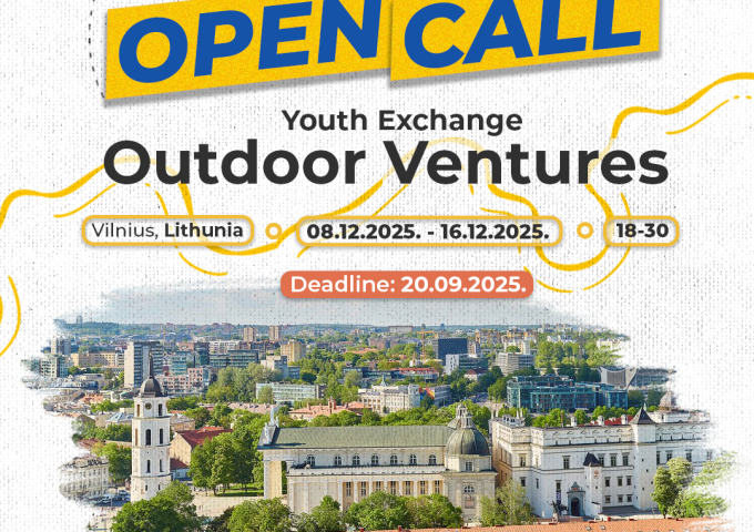 Open Call for Youth Exchange “Outdoor Ventures” in Vilnius, Lithuania