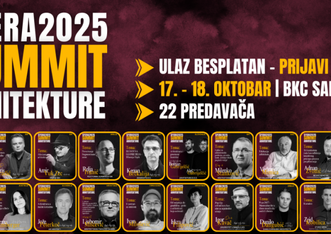 Preuzmite besplatnu ulaznicu za Regionalni summit arhitekture 2025