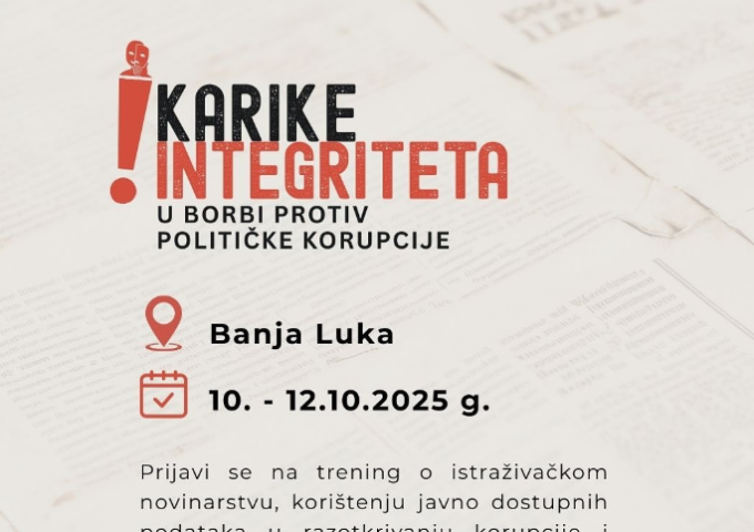 Javni poziv za mlade novinare istraživače