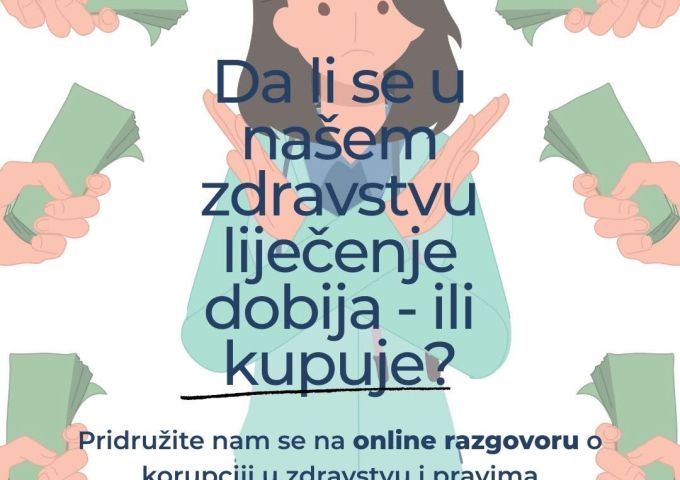 Baby Steps: online događaj “Korupcija u zdravstvu: Glas pacijenta”