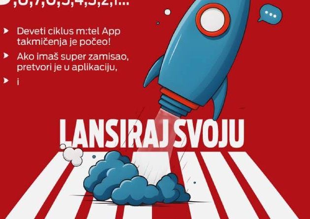 Otvorene prijave za deveti ciklus m:tel App takmičenja
