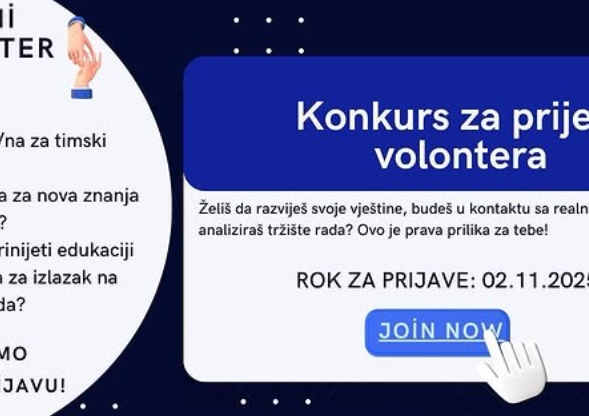 Centar za razvoj karijere studenata Univerzitet u Sarajevu - tražimo volontere!