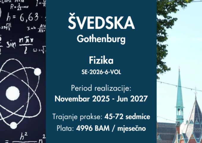 Nova IAESTE praksa u Švedskoj!