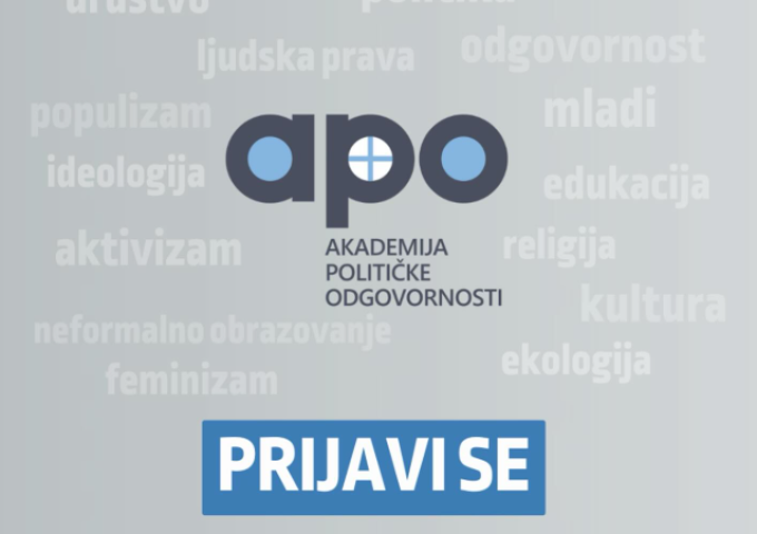 Prijave za novu 12. generaciju Akademije političke odgovornosti su otvorene!