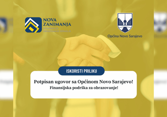 Javni poziv za obuku, dokvalifikaciju i prekvalifikaciju nezaposlenih osoba Općine Novo Sarajevo