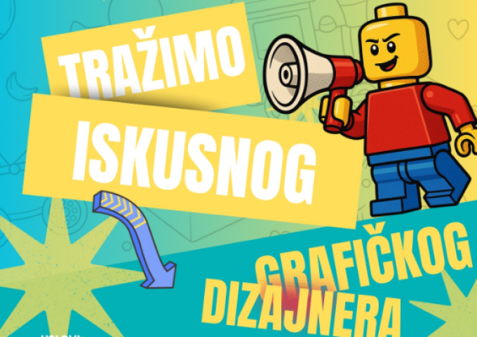 KINDER PLANET: Tražimo iskusnog grafičkog dizajnera
