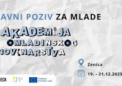 Javni poziv: Prijavi se na Akademiju omladinskog novinarstva 2025