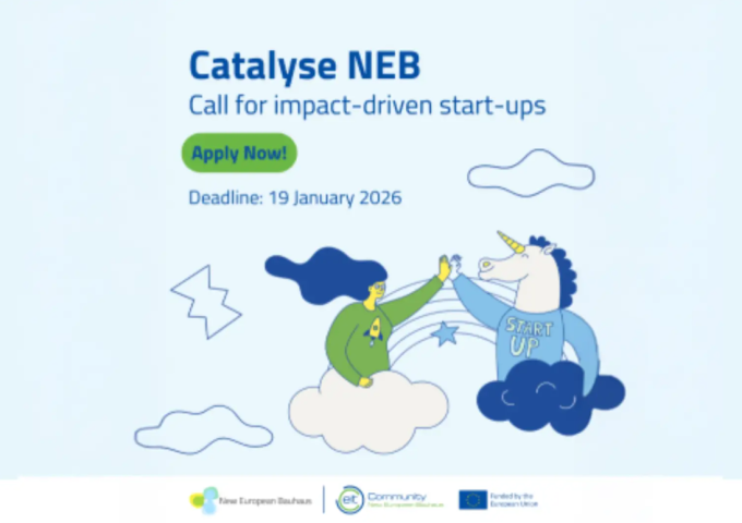 Catalyse NEB – Open Call for Startups 2026