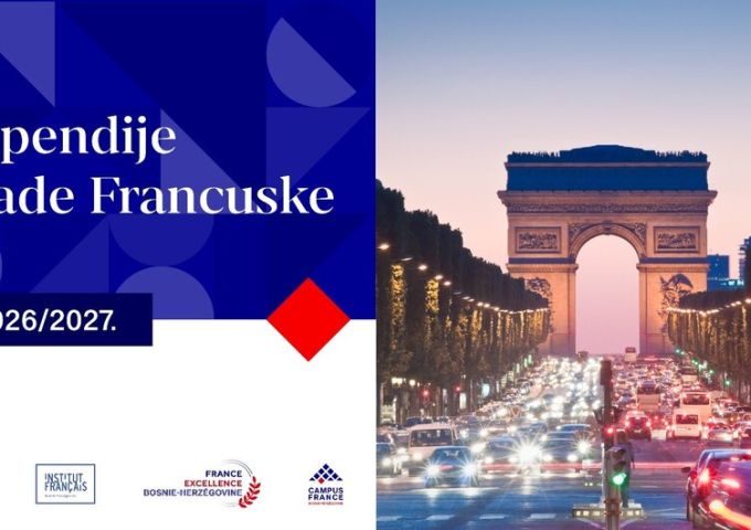 Stipendije Vlade Francuske za 2026. godinu