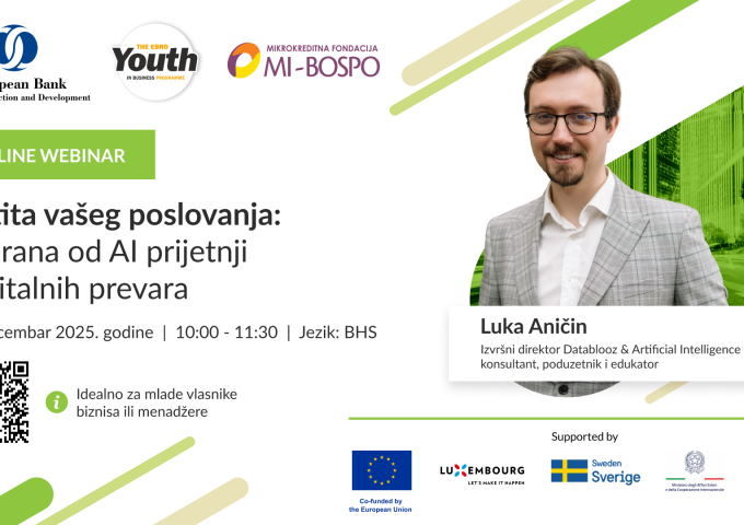 Poziv na webinar za mlade u biznisu