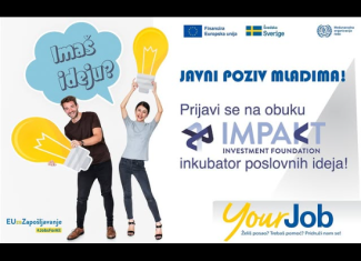 JAVNI POZIV MLADIMA! Prijavi se na obuku inkubator poslovnih ideja!