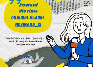 Postani dio tima ONAUBIH MLADIH NOVINARA/KI