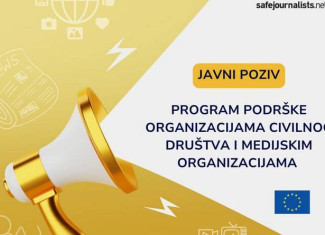 Poziv SafeJournalists mreže za grantove za OCD i medijske organizacije