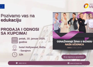 Poziv na besplatnu edukaciju: Prodaja i odnosi s kupcima!