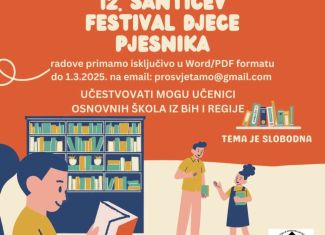 Raspisan natječaj za 12. izdanje Šantićevog festivala djece pjesnika