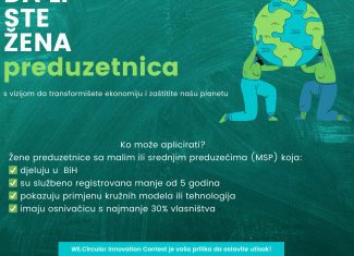 Postani liderka cirkularne ekonomije u BiH: Prijavi se na WE.Circular takmičenje