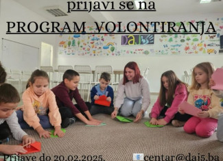 Centar Daj5 u potrazi je za volonterima s mogućnošću plaćenog angažmana.