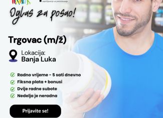 Konkurs za posao! - Trgovac - Spektar